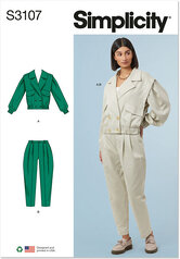 Jacket and pants. Simplicity 3107. 