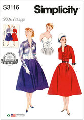 Bolero suit bodice. Simplicity 3116. 
