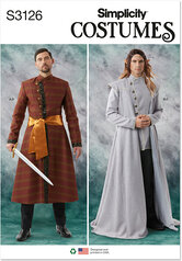 Men´s Costumes. Simplicity 3126. 