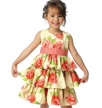 Dress for girls. Butterick 6161. 