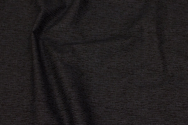 Black cotton with grey pattern