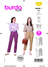 Trousers, Pants. Burda 6101. 