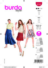 Skirt. Burda 6116. 