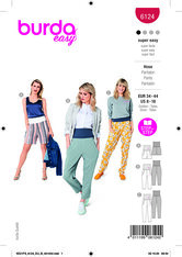 Trousers, Pants. Burda 6124. 