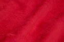 Narrow-corded red baby corduroy in polyester with light stretch