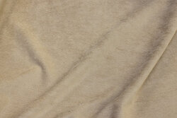 Narrow-corded sand-colored baby corduroy in polyester with light stretch