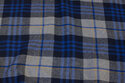 Softened shirt-checks in blue colors