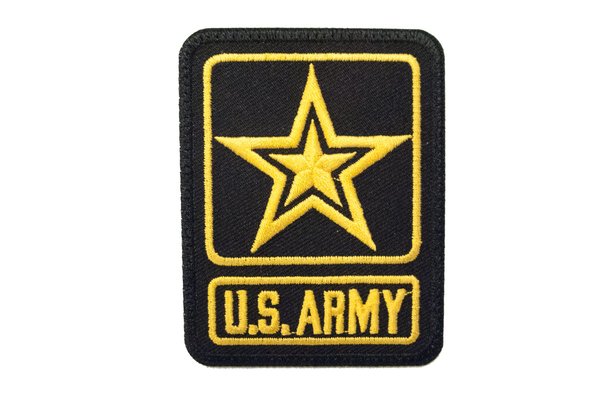 Us army iron-on-patch ca. 8 x 6 cm