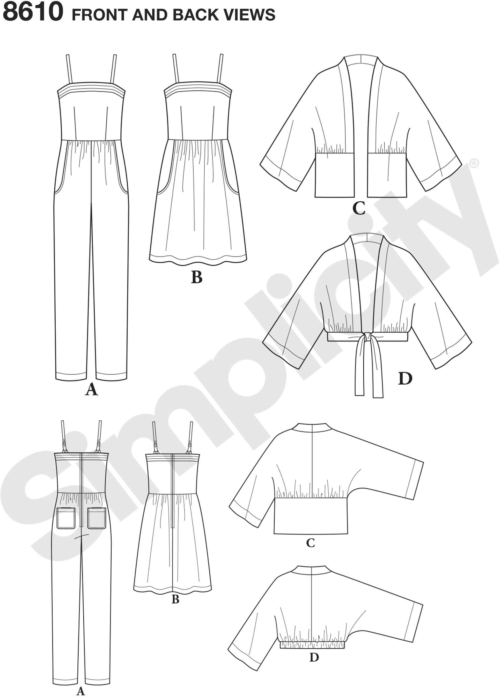 A perfectly paired kimono style jacket layered over a jumpsuit or a dress makes a great casual look. A perfectly paired kimono style jacket layered over a jumpsuit or a dress makes a great casual look.