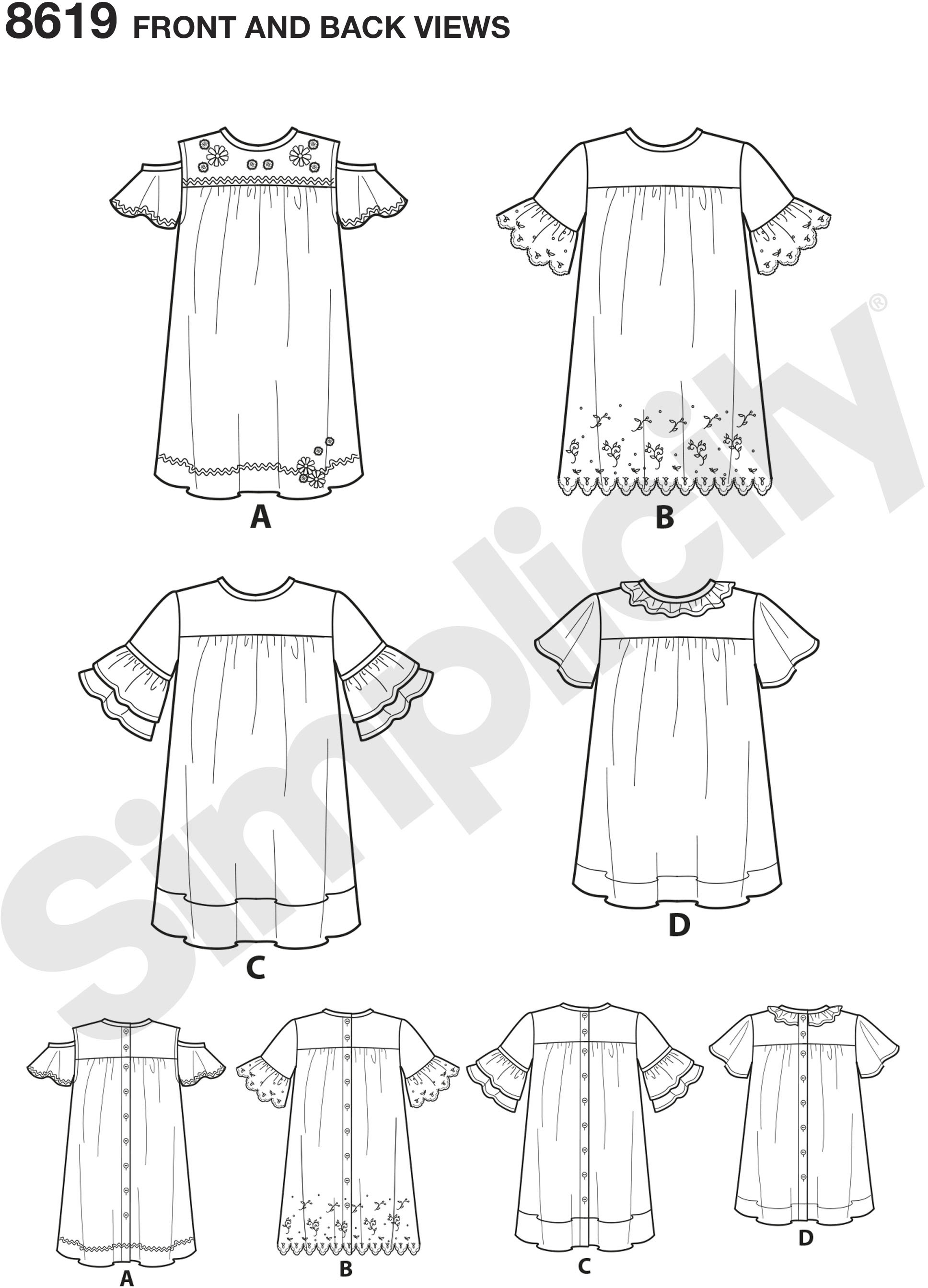 Make these easy-to-sew dresses and tunic for children sizes 3 to 8, featuring sleeve and fabric variations. Make these easy-to-sew dresses and tunic for children sizes 3 to 8, featuring sleeve and fabric variations.