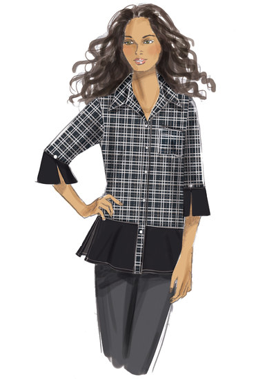 Button-Down Shirts with Side Slits