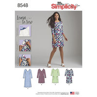 Knit Dress. Simplicity 8548. 