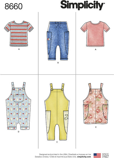 Toddlers´ Knit Top, Trousers, Jumper and Overalls