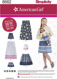 Dresses for girls and dolls. Simplicity 8662. 