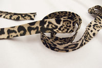 Bias tape, leopards print 2 cm