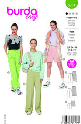 Pants. Burda 5761. 