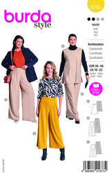 Pants, vests, blouses. Burda 5793. 