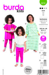 Sleep wear. Burda 9218. 