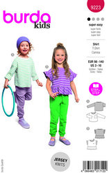 T-shirts for kids. Burda 9223. 