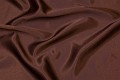 Crepe sateen in chocolate brown