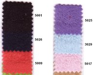 Fleece in many colors, black, purple, pink