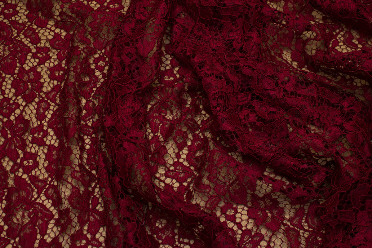 Red lace stock image. Image of dress, element, textile - 2430529