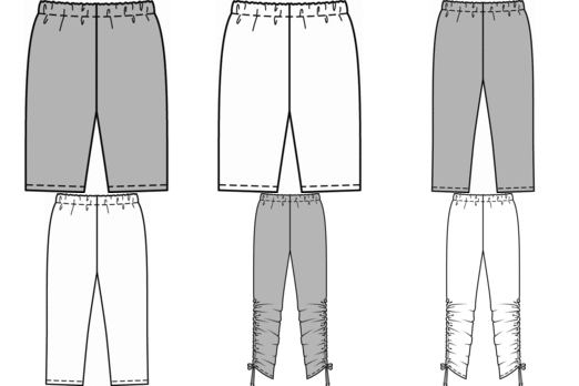 Leggings in various lengths, in solid or print, and worn with a tunic, are an important part of street-style. Girls will love the version with side gathers. Leggings in various lengths, in solid or print, and worn with a tunic, are an important part of street-style. Girls will love the version with side gathers.