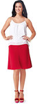 Skirt, 4 gores, elastic casing