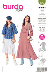 Dress and Blouse. Burda 6040. 