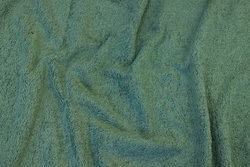 Double-woven terry cloth in olive-green