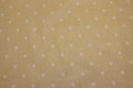 Light sand-colored textile-table-cloth with 8 mm white dot