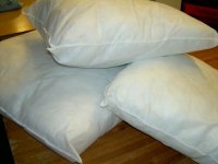 Pillows with micro polyester content 45 x 45 cm