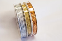 3mm silver, gold or copper ribbon - 10metres