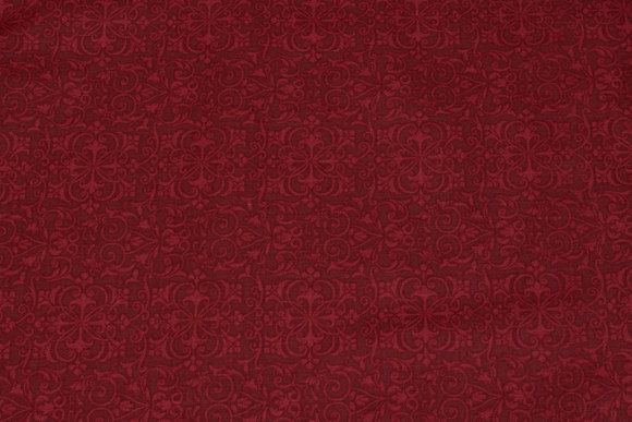 Bordeaux patchwork-cotton with relief-pattern