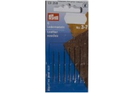 Leather needles 6 pcs, size 3-7