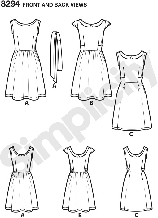Gertrude Made vintage-inspired dress by Cathi Bessel Browne. Style is perfect for printed fabric and includes contrasting sash or collar and tabs. Simplicity sewing pattern.". Gertrude Made vintage-inspired dress by Cathi Bessel Browne. Style is perfect for printed fabric and includes contrasting sash or collar and tabs. Simplicity sewing pattern.".