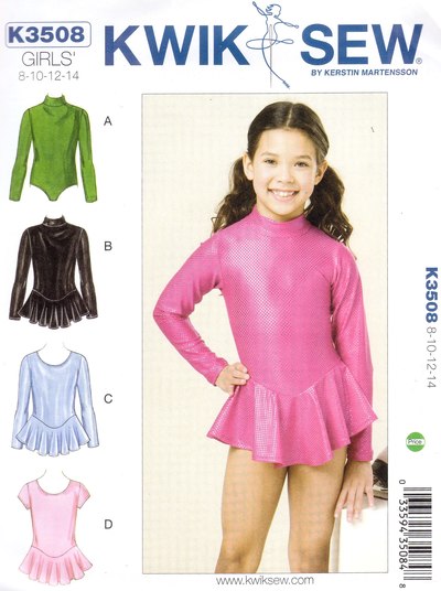Classic gymnastics suit for girls