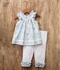 Toddlers´ Dress, Top, Knit Capris, and Stuffed Bunny