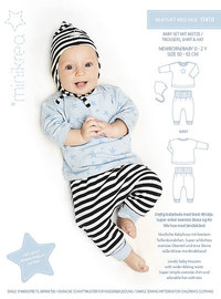 Baby combo with hat. Minikrea 11410. 