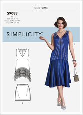 1920er Charlston dress. Simplicity 9088. 