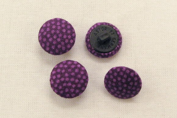 Dot buttons in purple