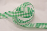 Ribbon chequer green 16 mm