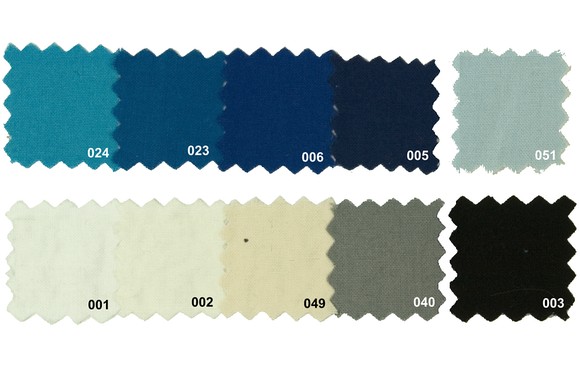 Sanfor cotton in blue and light colors