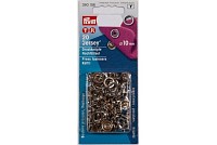 20 pcs pres fasteners, silver ring, 10 mm