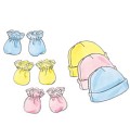 Jumpsuit, Shirt, Diaper Cover, Blanket, Hat, Bib, Mittens