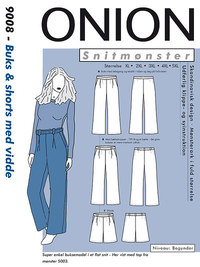 Pants and shorts with width. Onion 9008. 