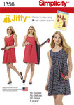 Misses´ Jiffy® Reversible Wrap Dress