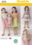 Child´s Dress and Dress for 18 inches Doll