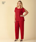 Six Made Easy Pull on Tops and Trousers or Shorts for Plus Size