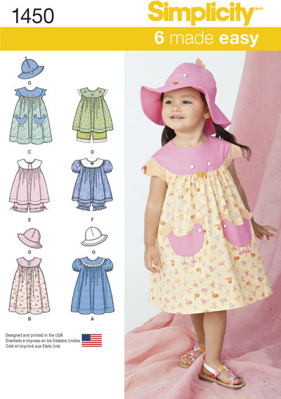 Toddlers Dress, Top, Panties and Hat